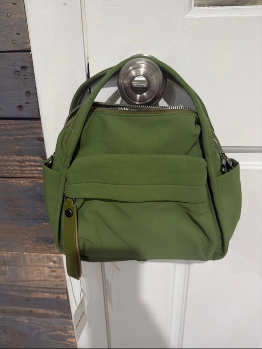 Olive Green Women's Top-Handle Tote Bag